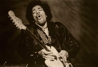 Jimi Hendrix by Baron Wolman