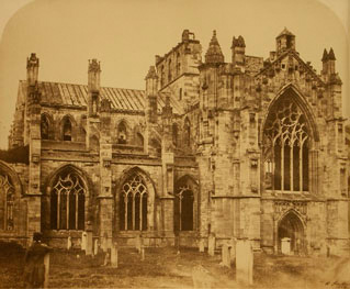 Melrose Abbey by Roger Fenton